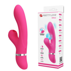 Vibrador Rabbit con Succionador Willow – Pretty Love