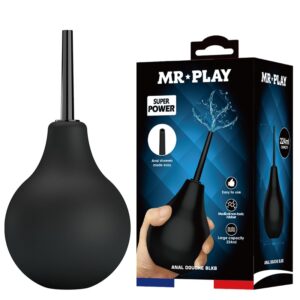Ducha Anal Mr. Play Negro 225 ml – Pretty Love